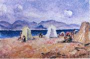 Henri Lebasque Prints On the Beach oil painting artist